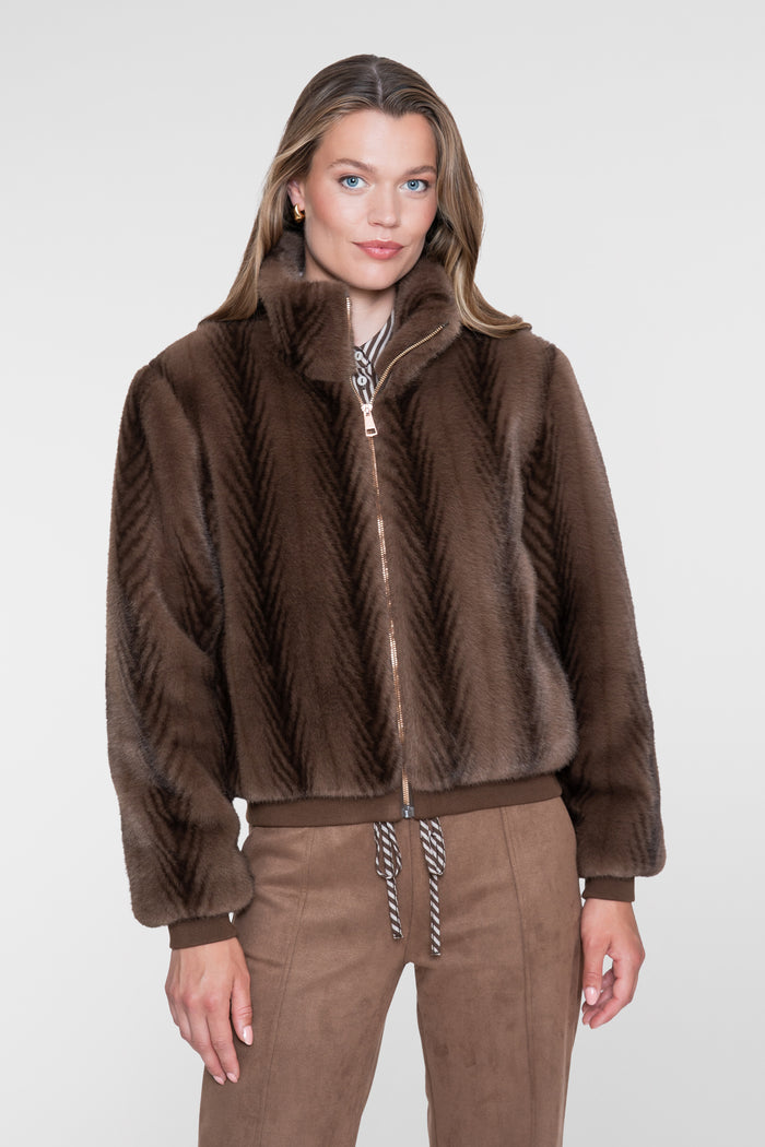 Geisha - Vest - Bruin