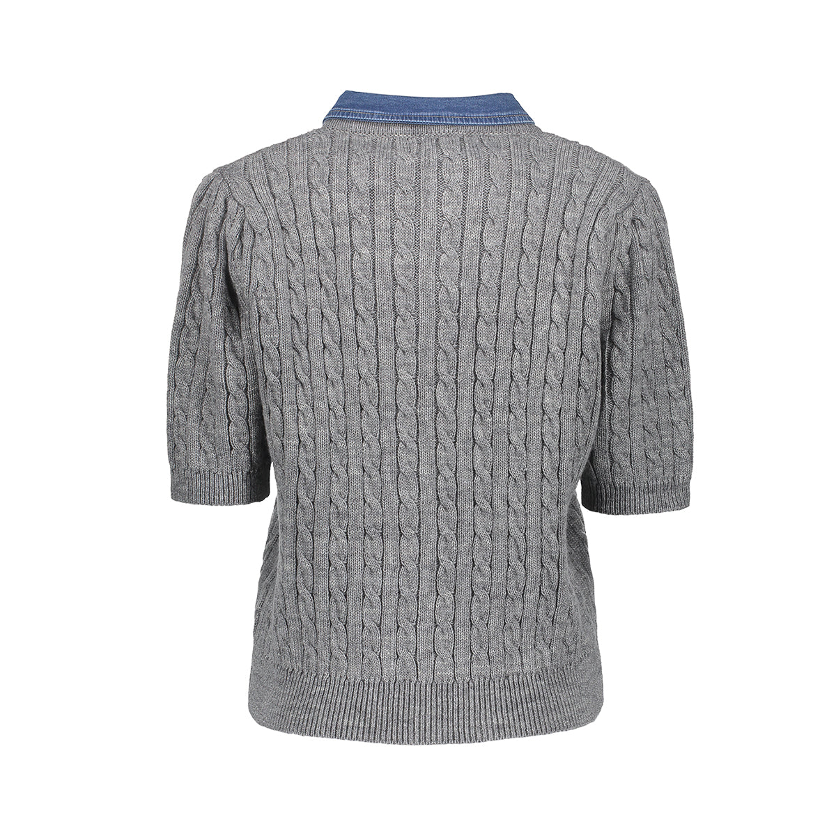 Geisha vest lichtgrijs voor dames – 3
