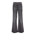 Geisha jeans grijs met wijde uitlopende pijpen en verweerde wassing voor dames