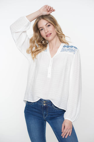 Geisha - Blouse - Wit