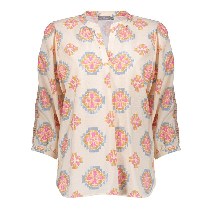 Geisha - Blouse - Beige/Roze