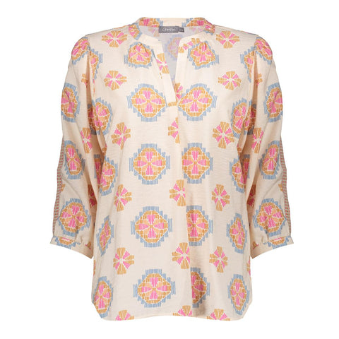 Geisha - Blouse - Beige/Roze