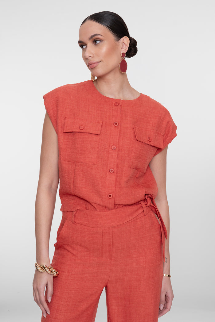Geisha - Blouse - Oranje