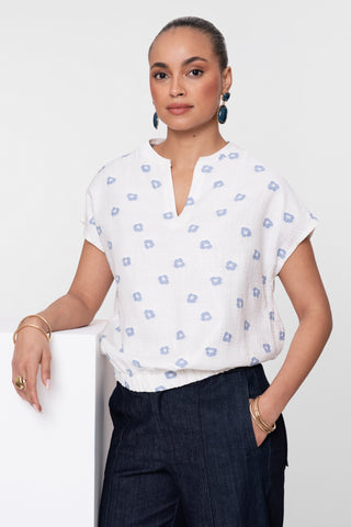 Geisha - Top - Wit