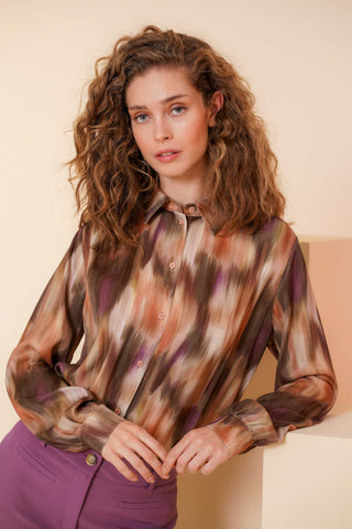 Geisha - Blouse - Paars