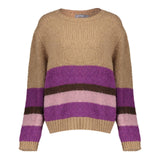 Geisha - Trui - Beige/Paars