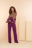 Geisha - Trui - Beige/Paars
