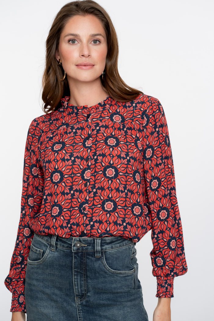 Geisha - Blouse - Rood