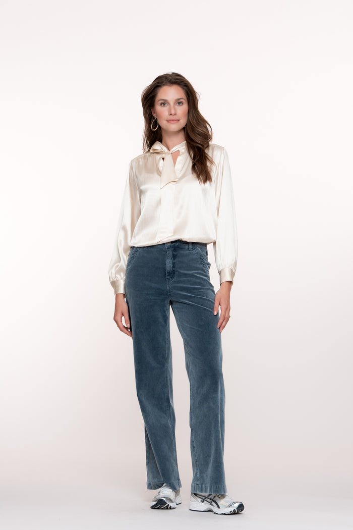 Geisha - Broek - Blauw