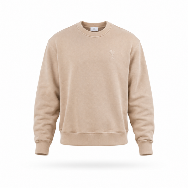 Ami Paris - Sweaters - Beige (oversized model)