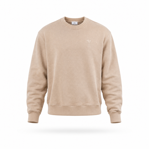 Ami Paris - Sweaters - Beige