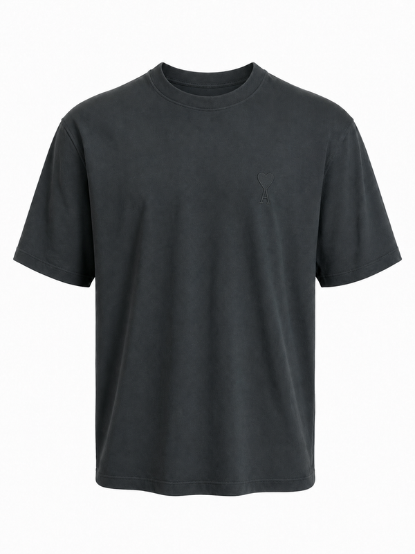 Ami Paris - T-Shirt - Anthracite (oversized model)