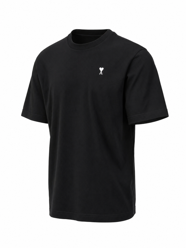Ami Paris - T-Shirt - Zwart (oversized model)