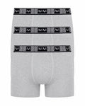 19V69 Italia boxershorts grijs met logotailleband voor heren