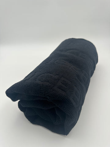 Ice Berg - Handdoek - Zwart - 90x170cm