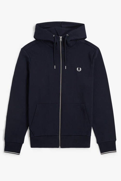 Fred Perry - Cardigan Rits - Donkerblauw