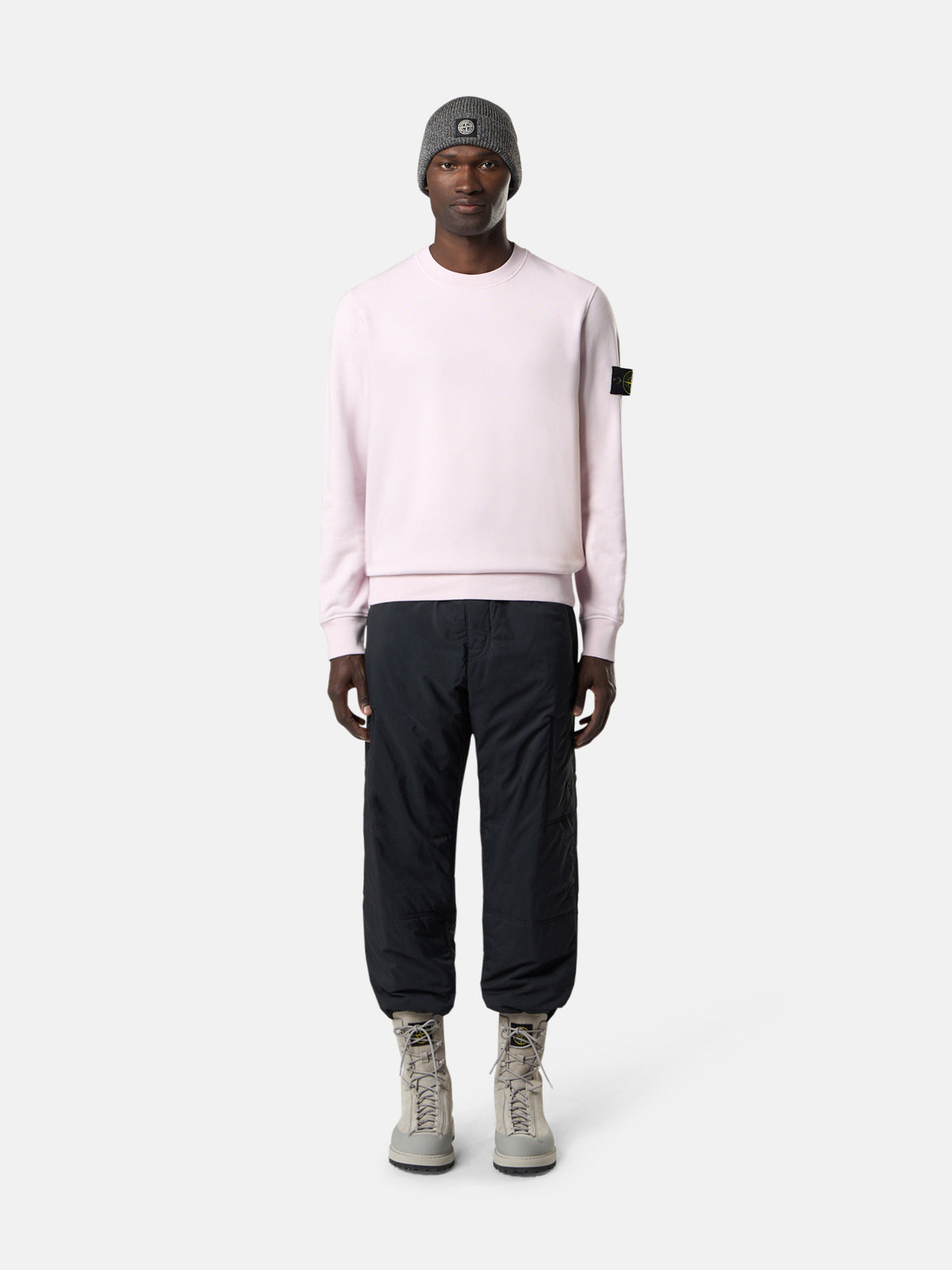 Stone Island sweater roze heren