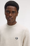 Fred Perry - Trui Ronde Hals - Beige