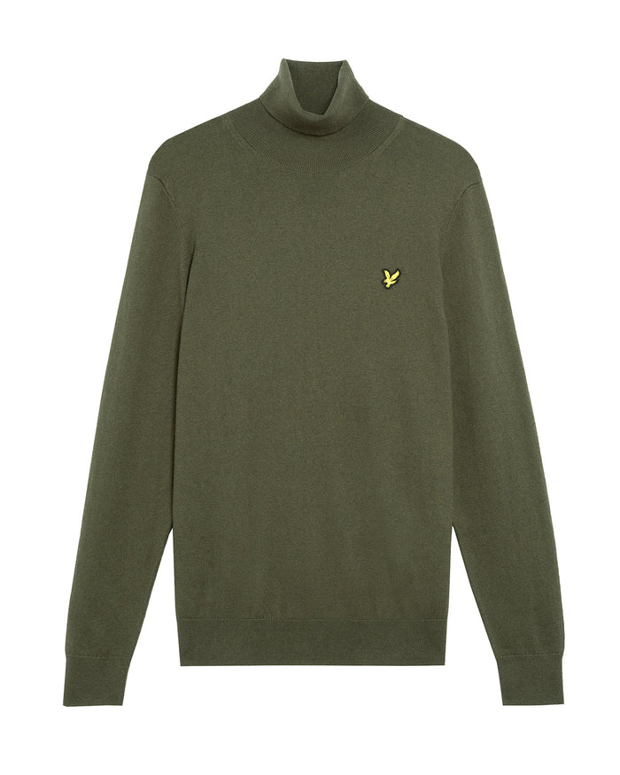 Lyle & Scott - Trui Rolkraag - Kaki