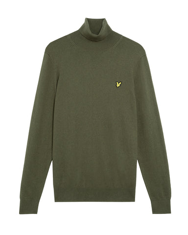 Lyle & Scott - Trui Rolkraag - Kaki