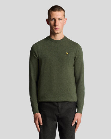 Lyle & Scott - Trui Ronde Hals - Kaki