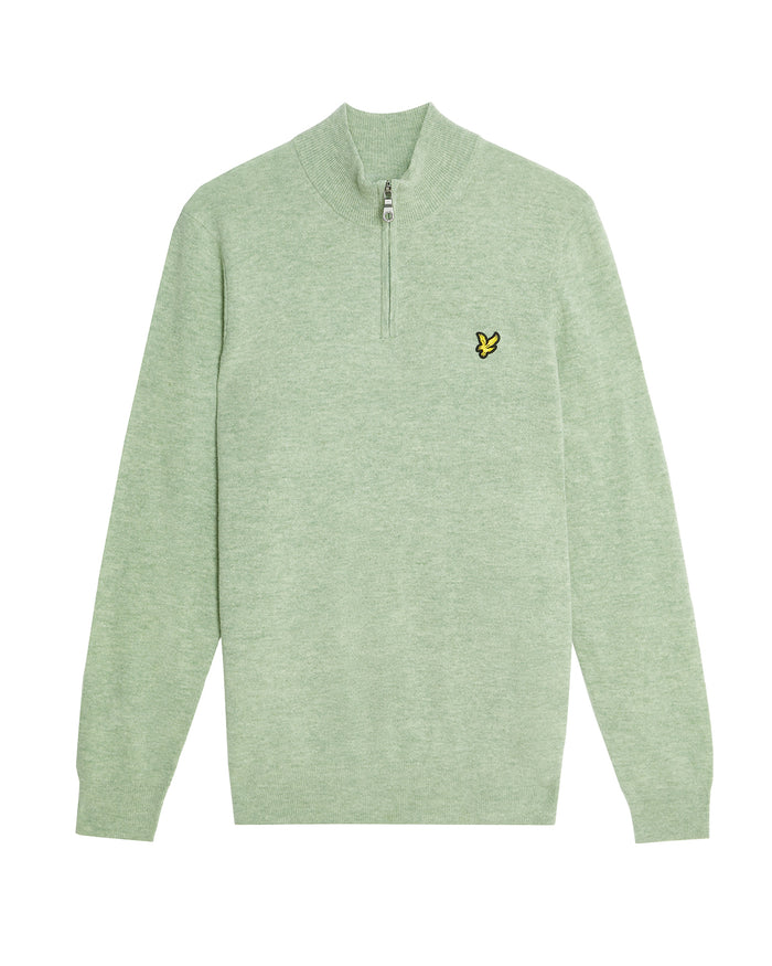 Lyle & Scott - Trui Met Rits - Lichtgroen
