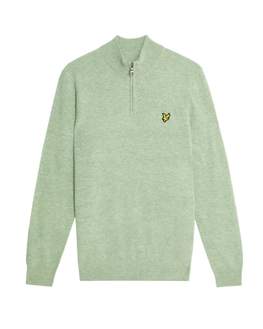 Lyle & Scott - Trui Met Rits - Lichtgroen