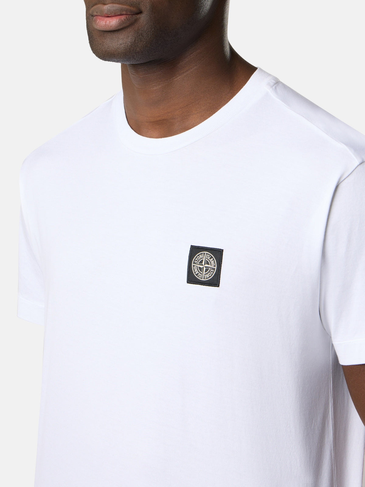 Stone Island T-shirt wit heren