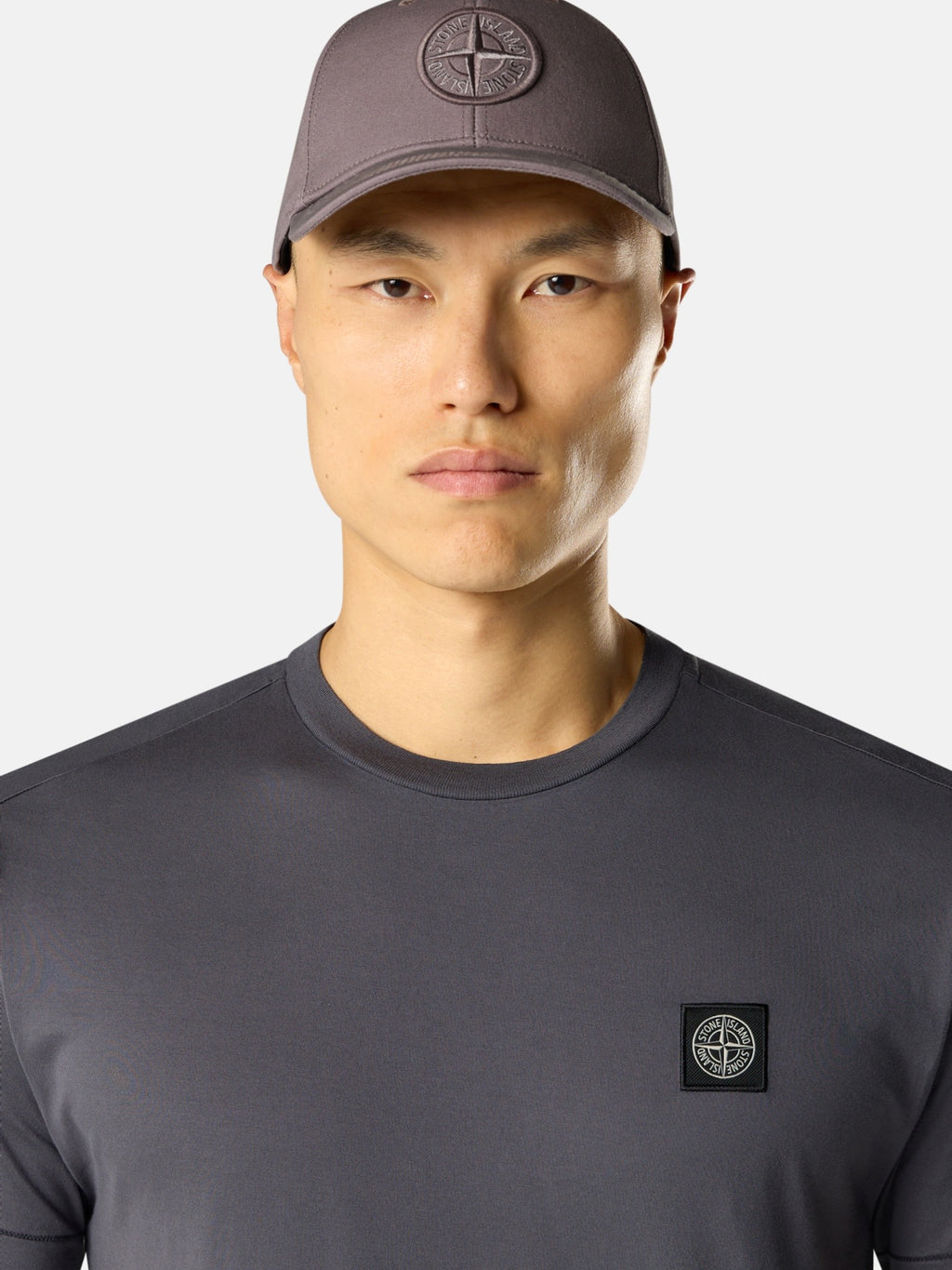 Stone Island T-shirt blauwgrijs heren