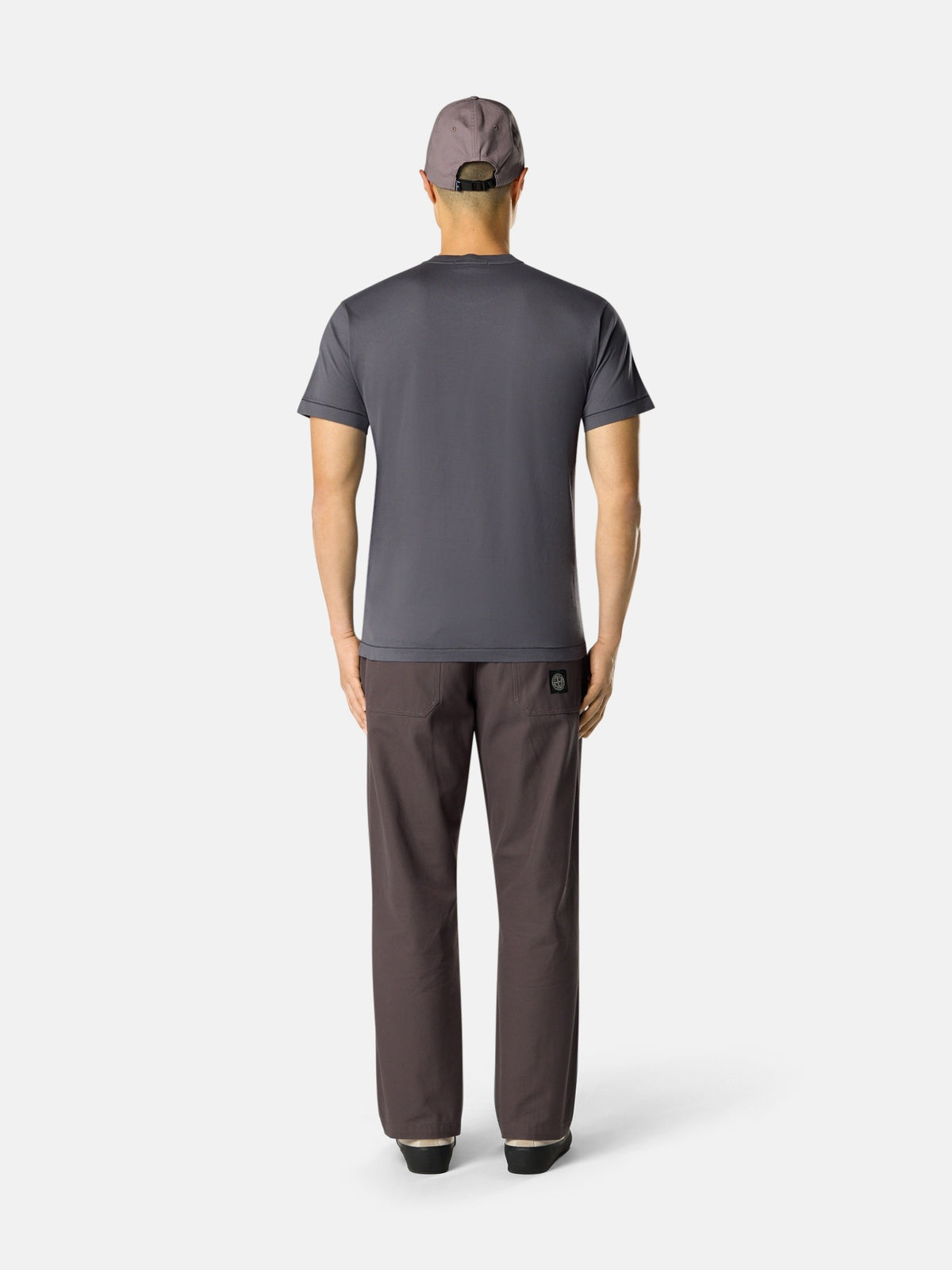 Stone Island T-shirt blauwgrijs heren