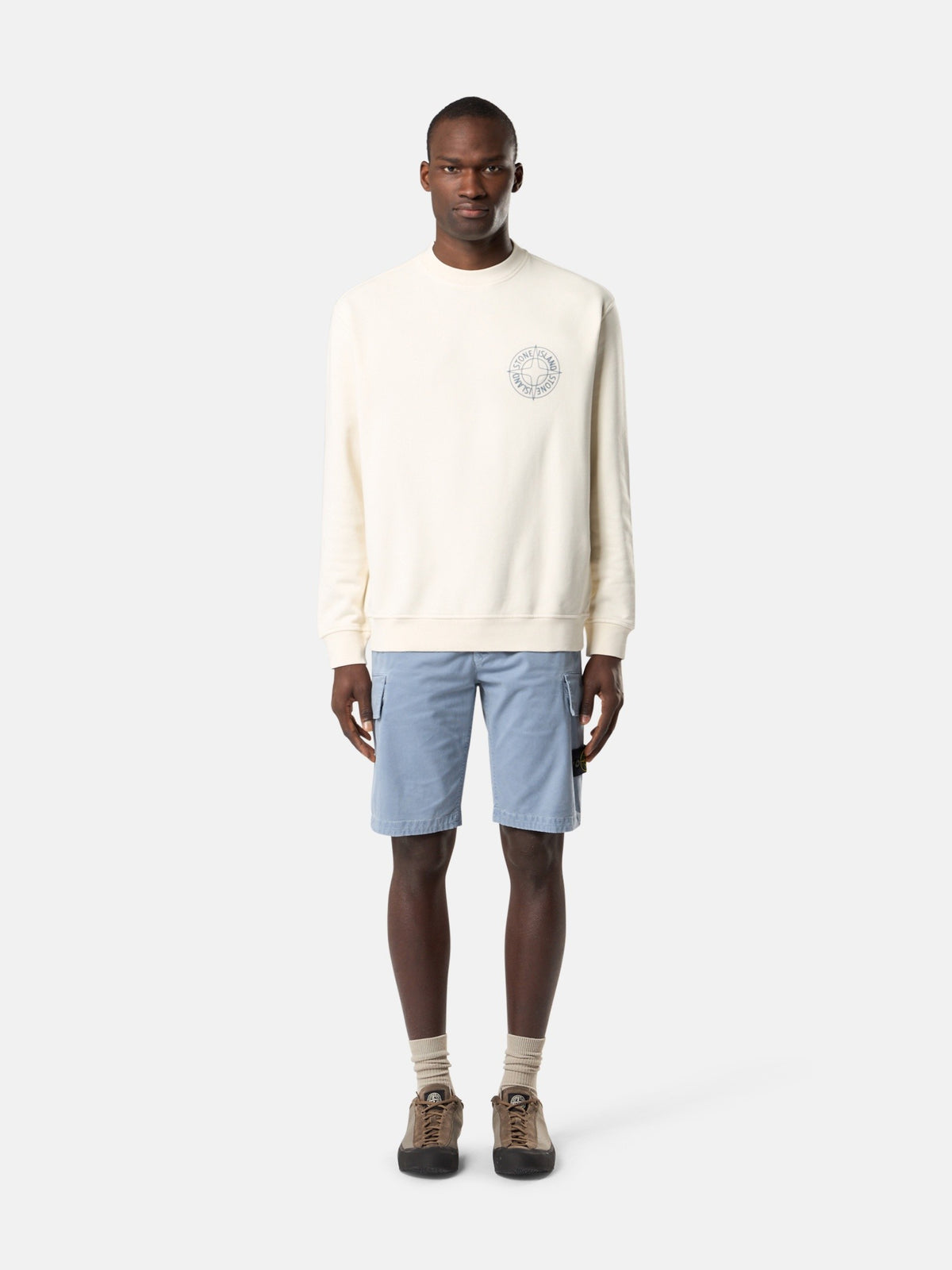 Stone Island sweater ivoor heren