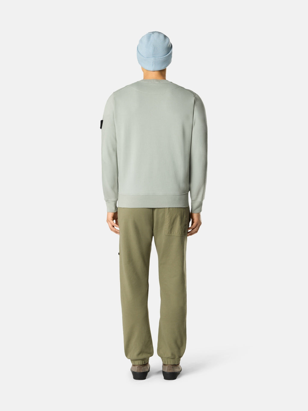Stone Island sweater saliegroen heren