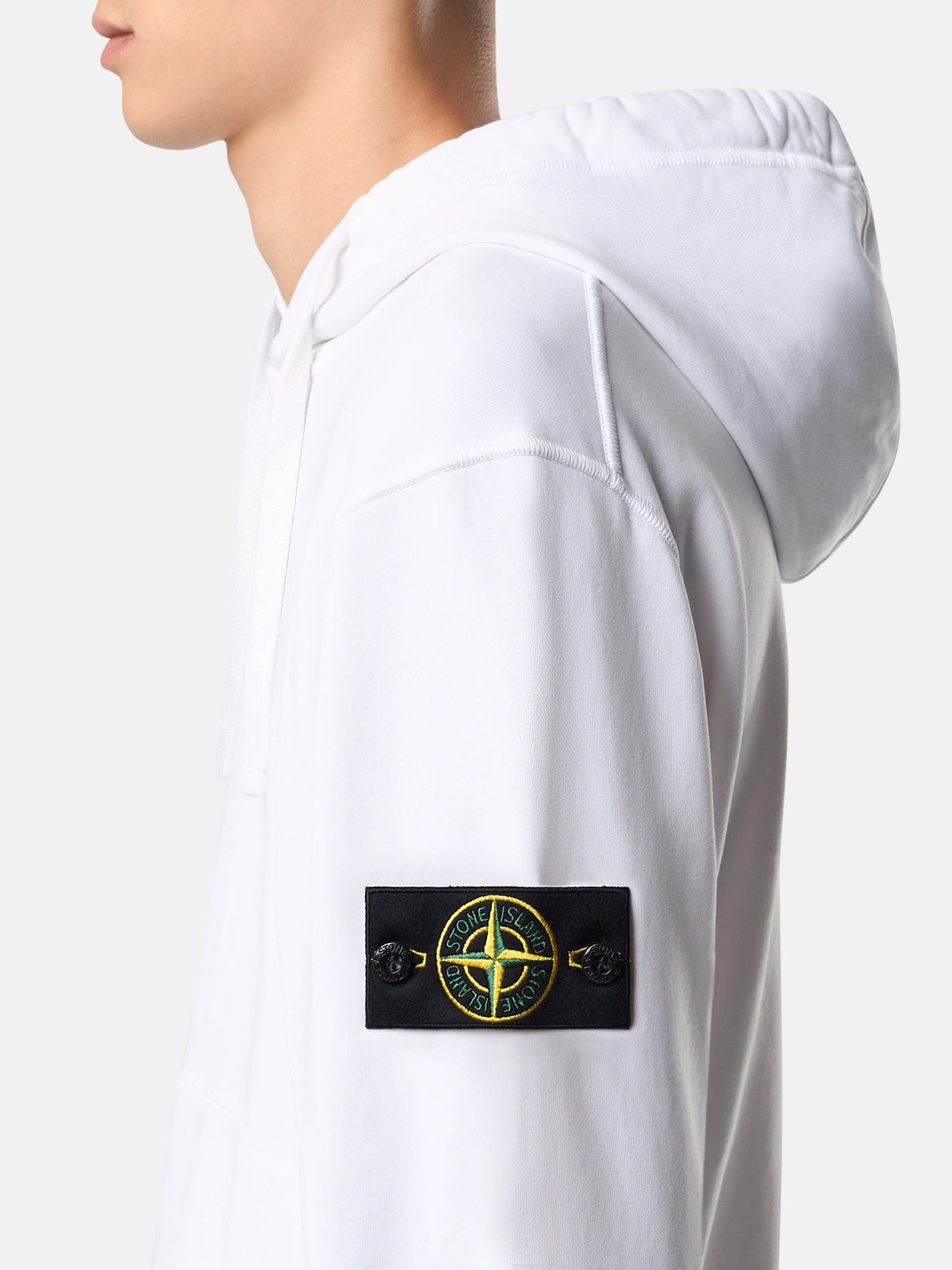 Stone Island hoodie wit heren