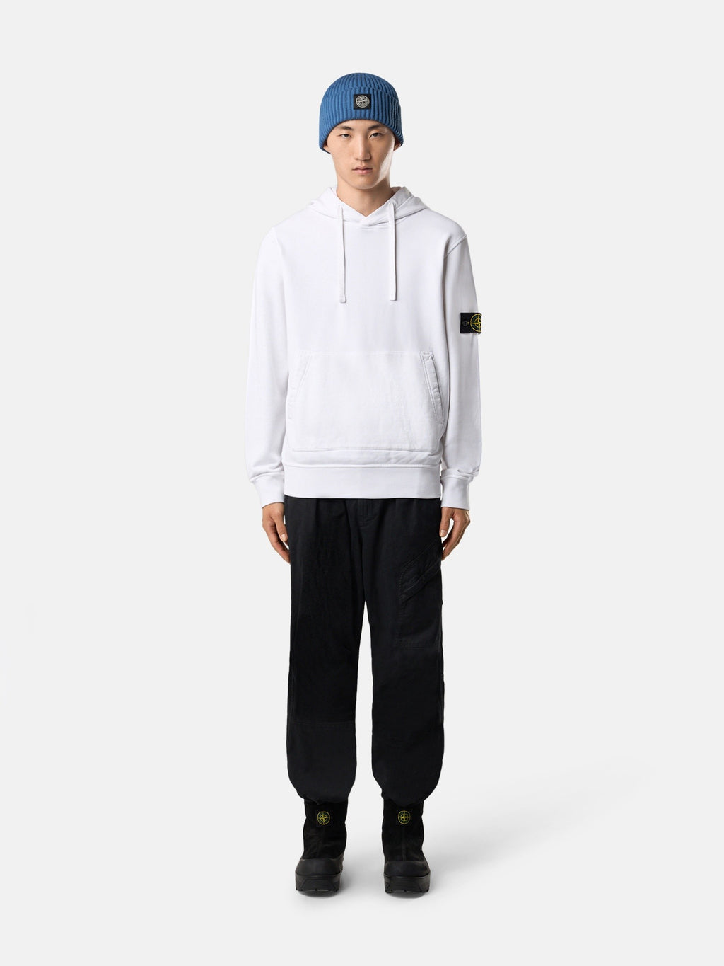 Stone Island hoodie wit heren