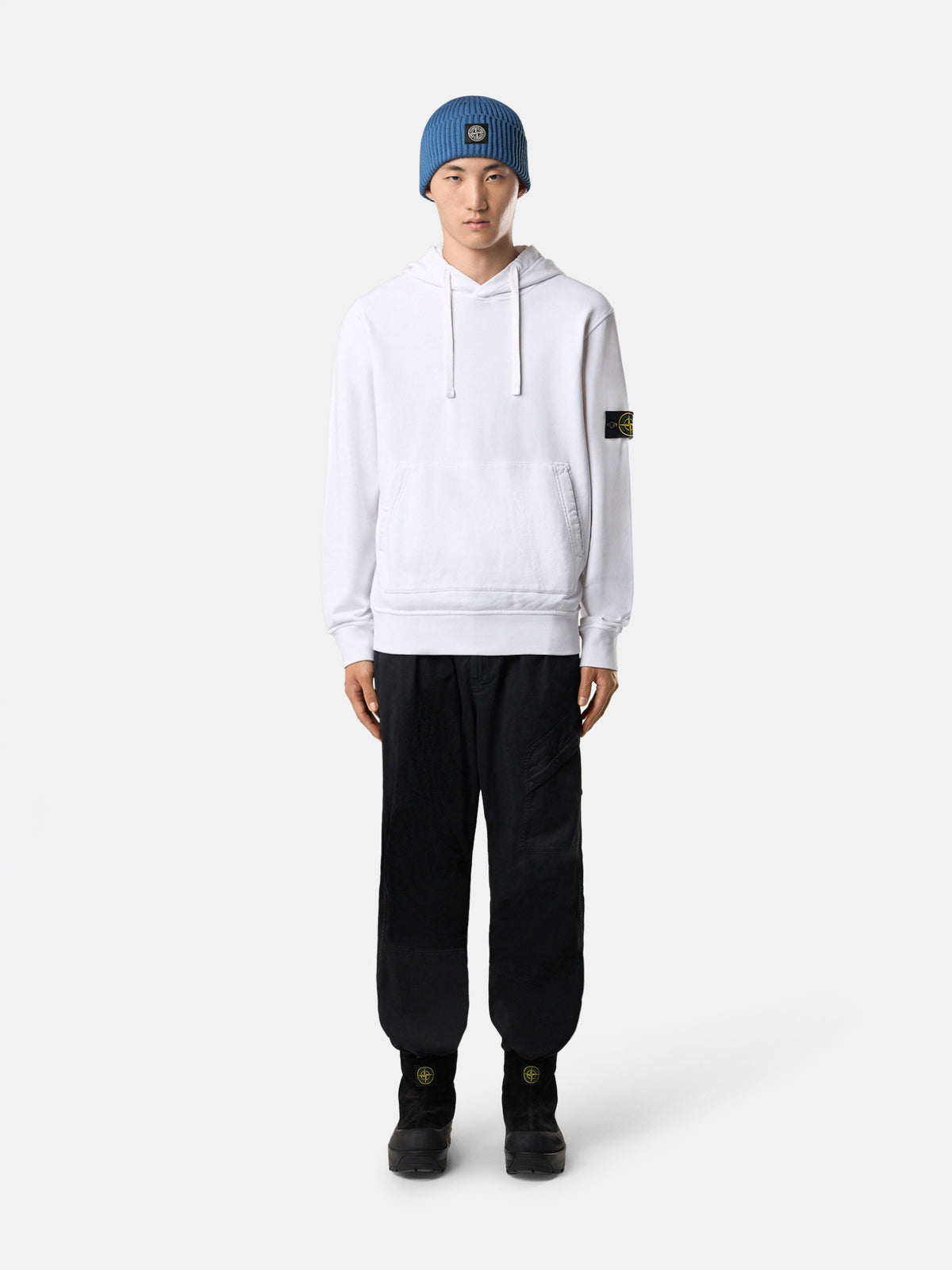 Stone Island hoodie wit heren