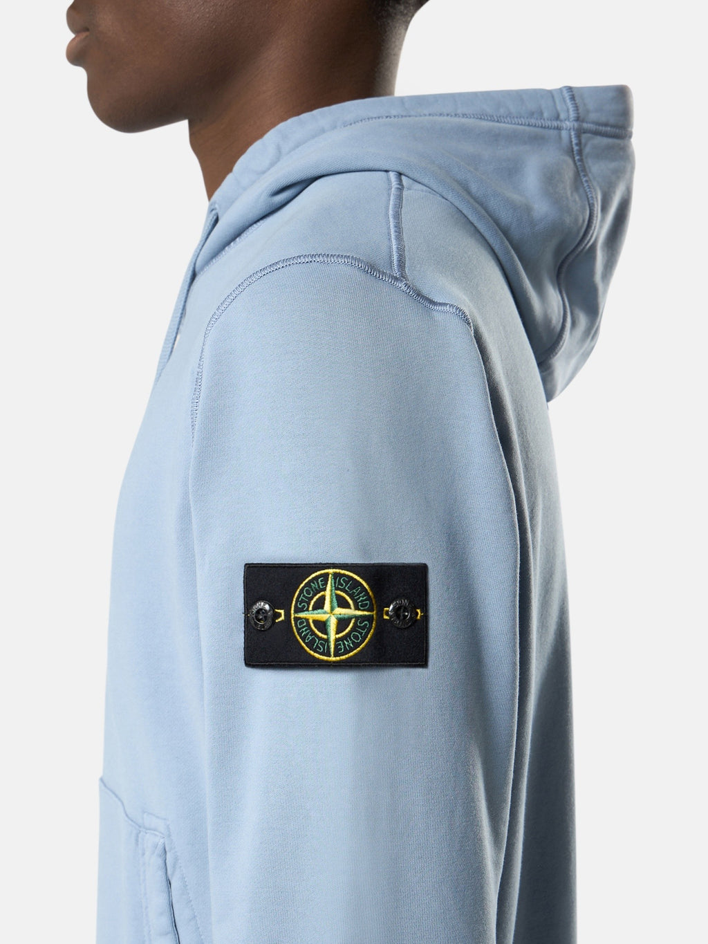 Stone Island hoodie grijsblauw heren