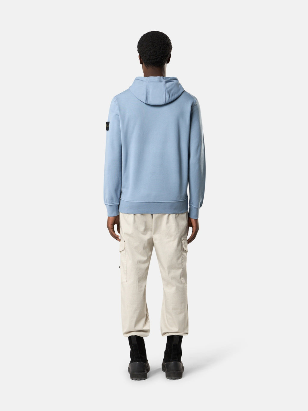 Stone Island hoodie grijsblauw heren