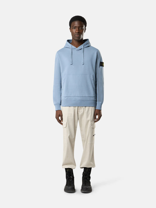 Stone Island hoodie grijsblauw heren