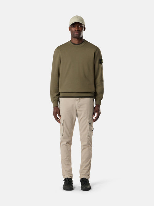 Stone Island sweater saliegroen heren