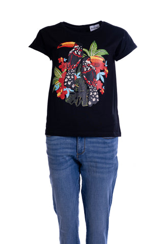 Leo & Ugo - T-Shirt - Zwart