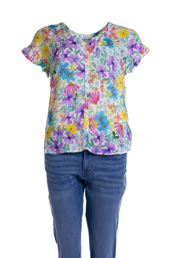 Leo & Ugo - Blouse - Groen