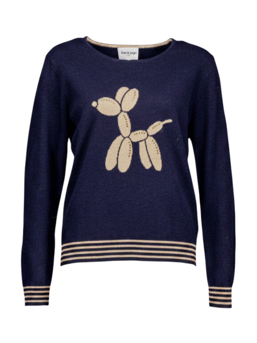 Leo & Ugo pull bleu pour femme