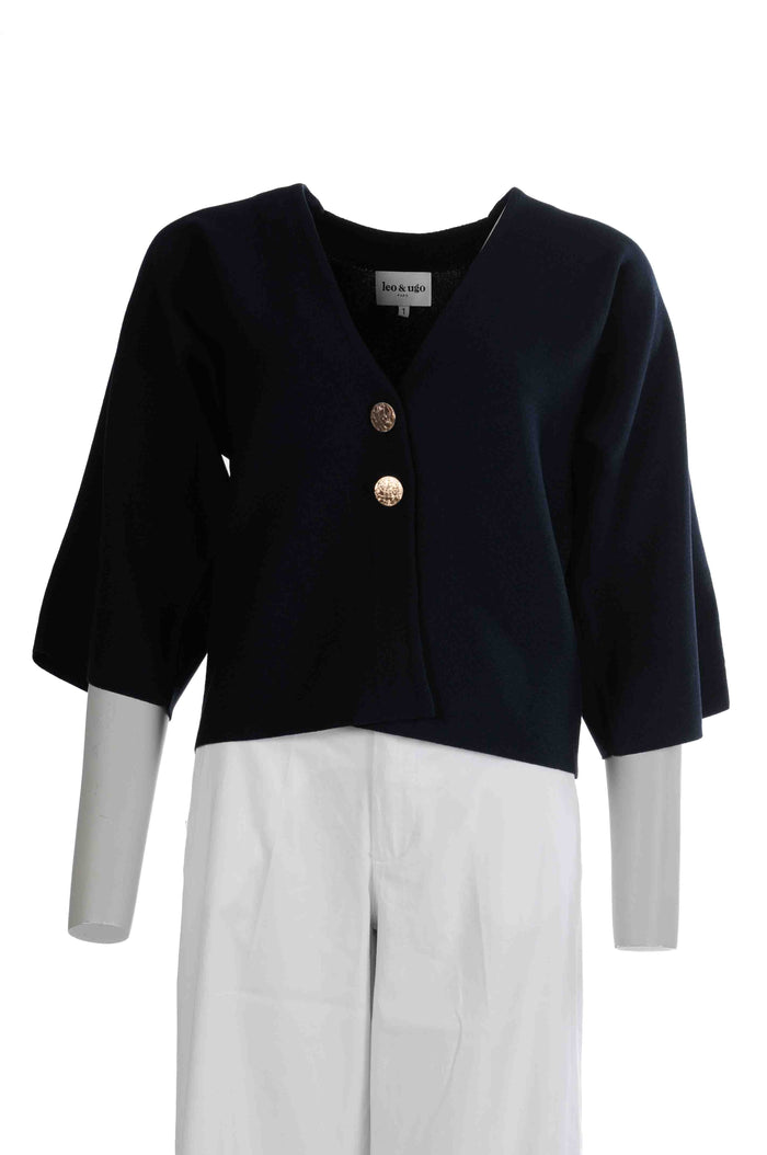 Leo&Ugo - Cardigan  - D Blauw