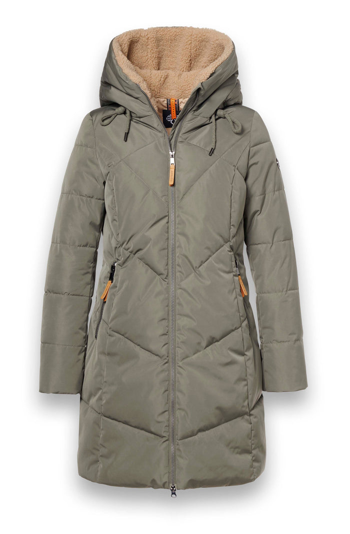 District DIS26H008 Jas Light Olive - voorzijde