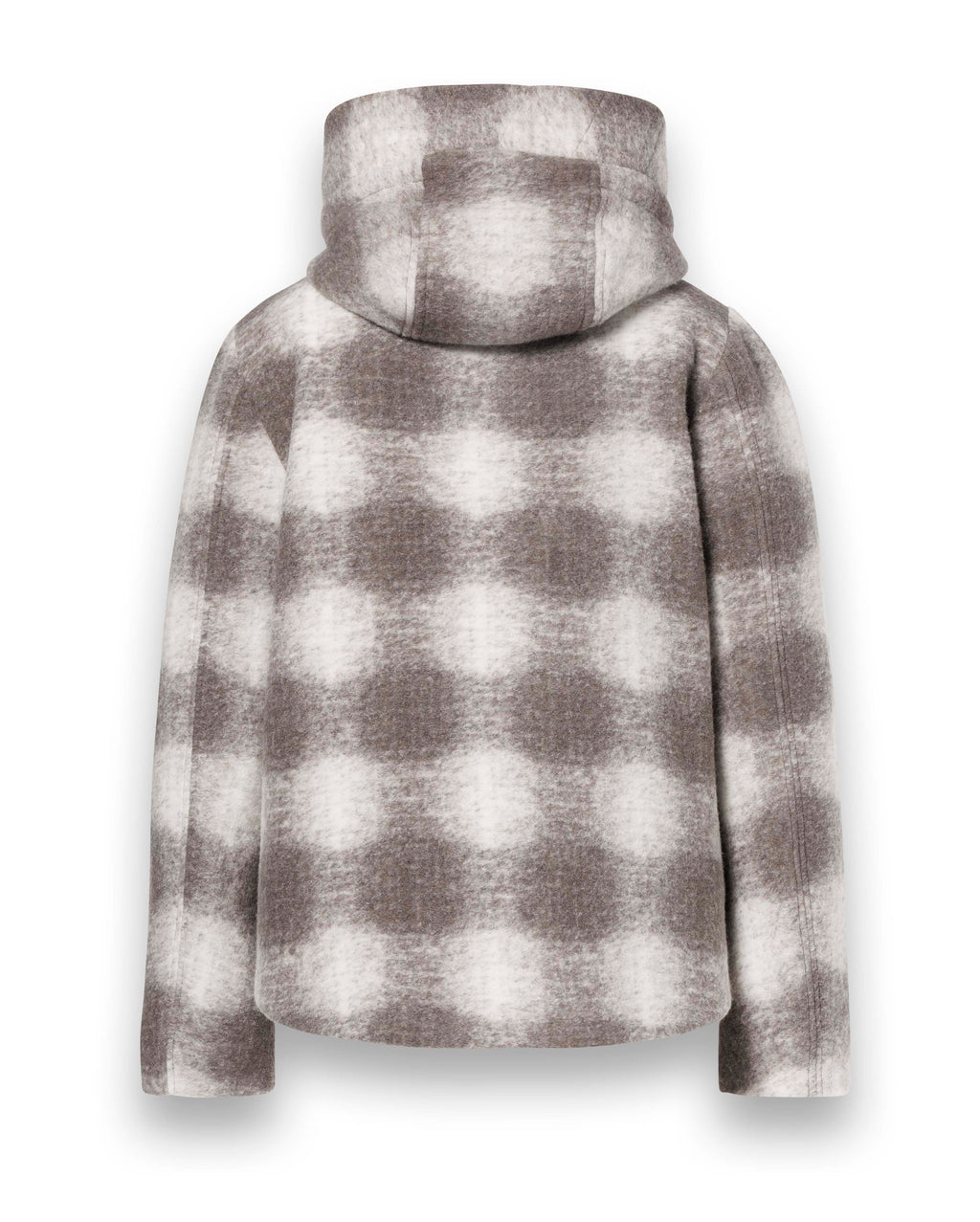 District DIS26H011 Jas Taupe/Off White - achterzijde