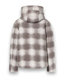 District DIS26H011 Jas Taupe/Off White - achterzijde