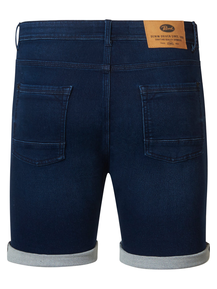 Petrol - Jeansshort - Donkerblauw