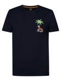 Petrol - T-Shirt - Donkerblauw