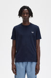 Fred Perry - T-Shirt - Donkerblauw