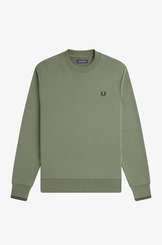 Fred Perry - Sweater Met Kleine Rits - Kaki